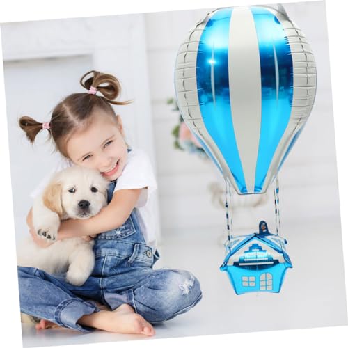 Ballons aluminium montgolfière Amosfun par 100 pour décoration de fête