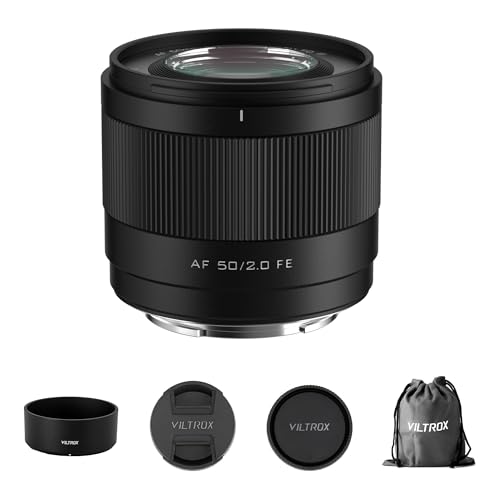 VILTROX (�r���g���b�N�X) 50mm F2.0 Air E�}�E���g�J���������Y�B�\�j�[���J����A7C�p�B