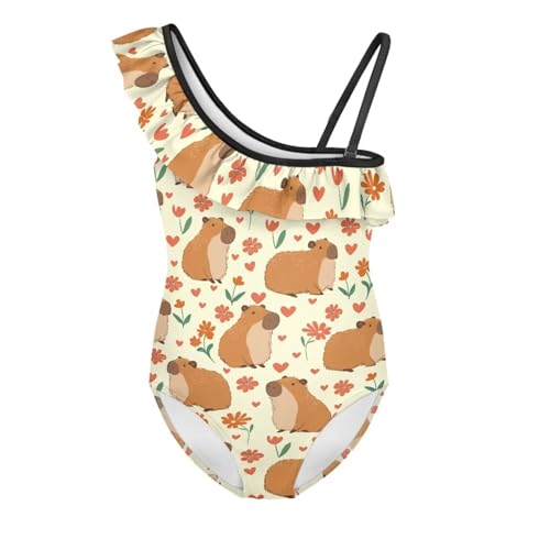 Girls Swimsuit for Kids 5-6t One Piece Pickles Bathing Suit Hawaii Dress Swimwear