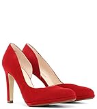 Veloursleder Peter Kaiser HELONA Rot Gr. 38