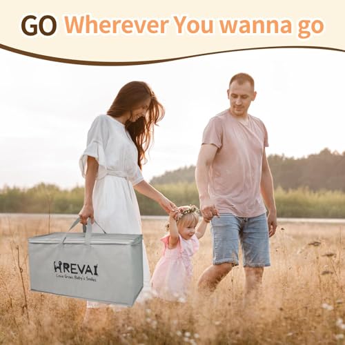 Image of Pack N Play Mattress Trifold High Density Soft & Foam Memory Foam | Portable with Removable Cover, Travel Bag