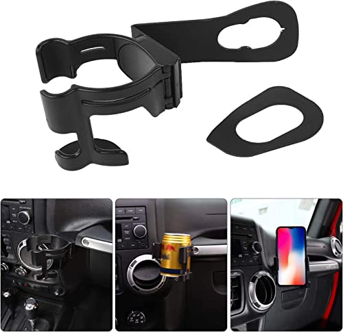 Portavasos y soporte de teléfono para Jeep Wrangler JK miniatura 1