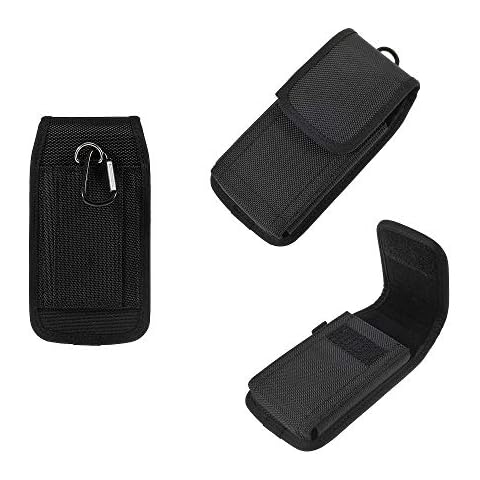 DFV mobile - Belt Case Cover Business Nylon for SAMSUNG Z4 (2017) - Black Cover