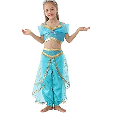 Dressy Daisy Girls Princess Dress Up Costumes Halloween Party Fancy Dress Size 14, Style A Cover