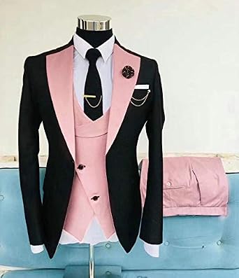 Latest Coat Pant Designs Pink Vest Mens 