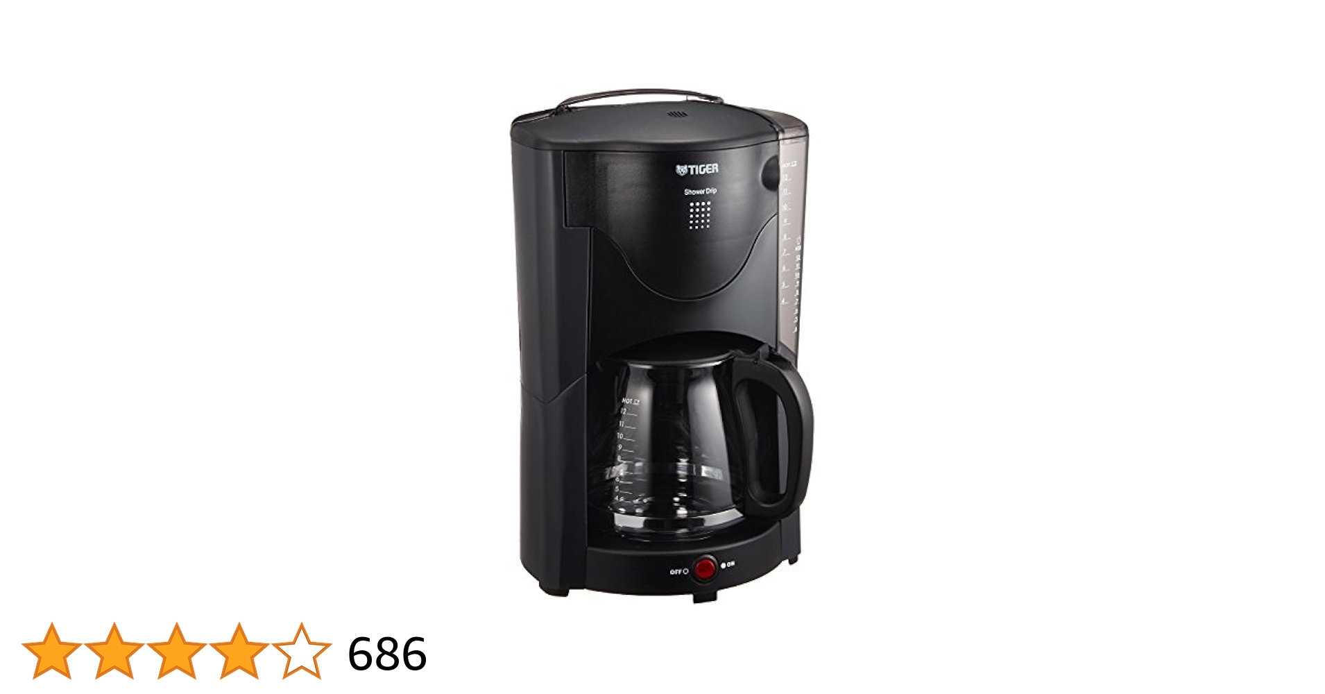 美品！ 新品コーヒーサーバー付き！！TIGERコーヒーメーカー ACJ-B120 コーヒーメーカー ACJ-B120 - タイガー魔法瓶