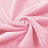 Tela de terciopelo aplastado, venta por metros, 2 m x 155 cm, terciopelo rosa, tela decorativa de terciopelo por metros, para cortinas, mantel, funda de sofá