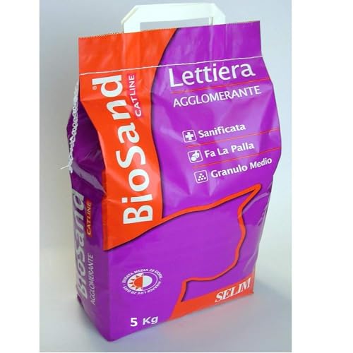 Biosand - Lettiera Per Gatti Agglomerante - 5 Kg