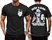 Just A Dad Who Always Came Back with The Milk T-Shirt Funny Father's Day Tee Black