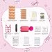 Kitgo Mini First Aid Emergency Kit for Women-Mother Day Gift Compact Coin Purses with 27 Essential Items for Girl Lady Mother Wife Nurse (Rose RED)
