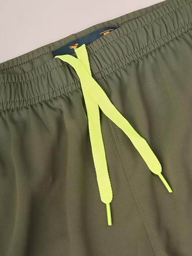 Image of TECHNOSPORT Mens Polyester Slim Fit Activewear Track Pant with SPF50+ for Running, Workout Wear Antimicrobial & Quick Dry