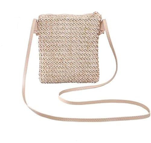 YFZCLYZAXET Strohtaschen Strandtasche Damenmode Strohtasche Rattan...