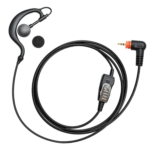 Auricular walkie talkie WODASEN con micrófono PTT de 1 pin 2,5mm para comunicación bidireccional