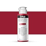Vallejo : Fluid Artist Acrylic Paint : 100ml : Quinacridone Crimson