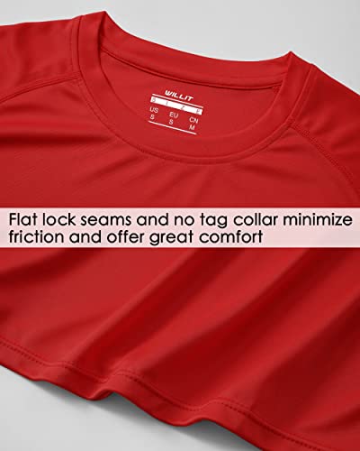 Camisa de protección de sarpullido para hombre WILLIT gris de manga larga 5