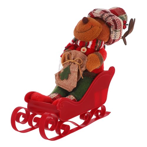 Cabilock Weihnachtsdeko Schlitten Aus Kunststoff Für Flexible...