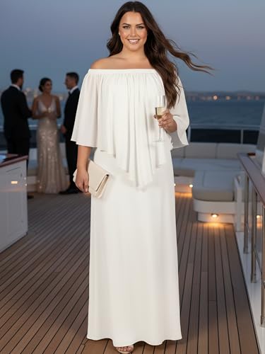 Image of KOH KOH Womens Strapless Off Shoulder Flattering Cocktail Maxi Dress Gown