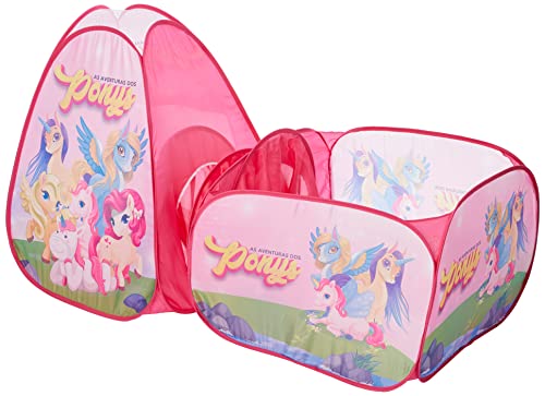 Barraca 3 em 1 Infantil Aventura dos Ponys sem Bolinhas, Fabrincando Ideias