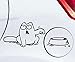 Simon'S Cat Feeding Bowl Coche Pegatina for Combustible Tanque Gorra Negro by Inspired Walls®