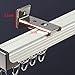 Track Wall Mount Brackets （4 pcs）,TOM TOOL Upgraded Aluminum Curtain Track -Special Accessories for Medium square rail