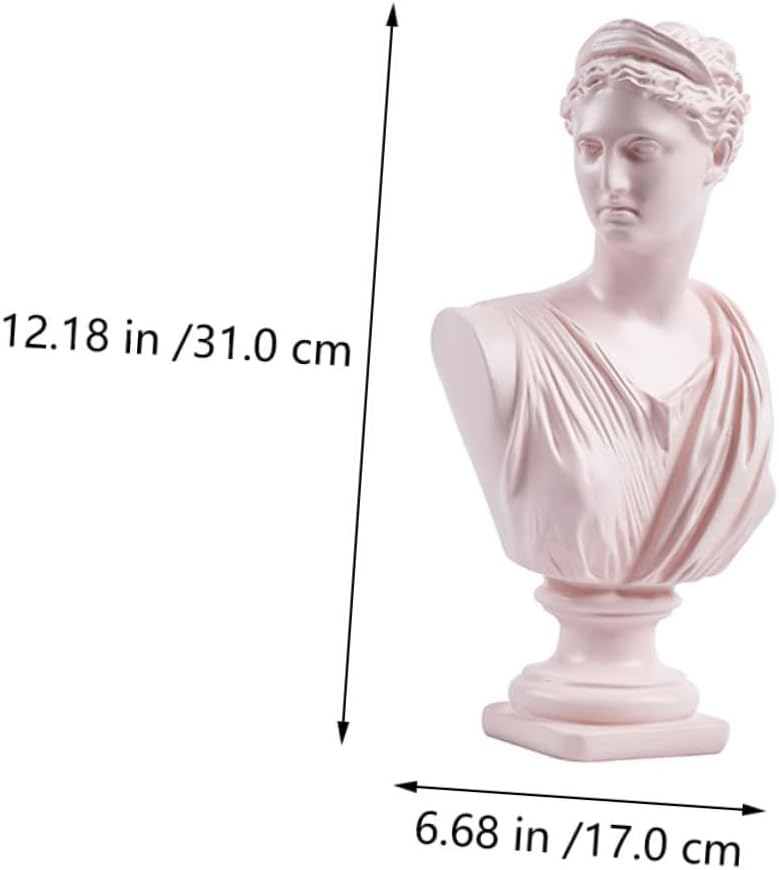 1piece Handcrafted Resin Statue Home Decor Classic Bust Sculpture Desktop Ornament for Home