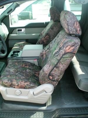 Durafit Seat Covers, Made to fit 2010-2014 F150, Front Bucket Seats with Adjustable Headrests and Side Impact Airbags, Super Cab, Exact Fit Seat Covers in Endura Fabric