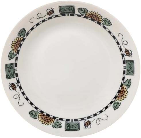 Corelle Livingware 6-3/4-Inch Bread and Butter Plate, Sunblossoms