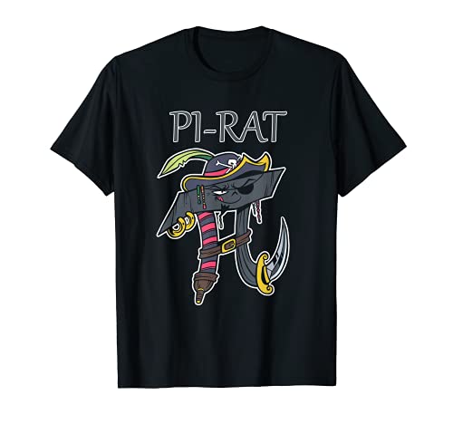 Pi-Rat Piraten Kostüm Pi Mathe Mathematiker T-Shirt