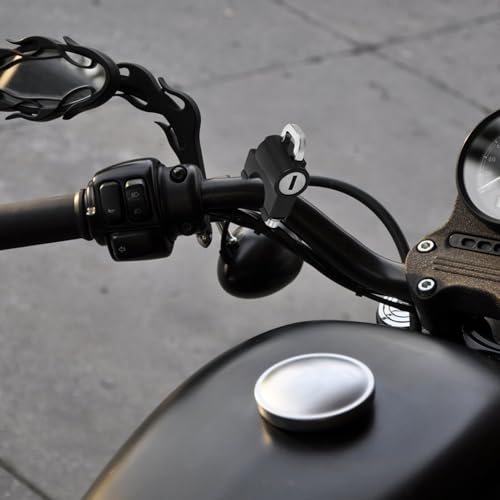 Candado para casco de motocicleta con acabado resistente negro pack de 4 6