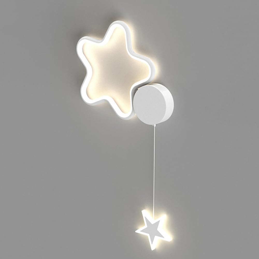 Lámpara de Noche LED para niños, Moderna lámpara nórdica en Forma de Nube, lámpara de Metal con 3 Modos de Color, decoración Interior para Dormitorio y Sala de Estar (Blanco B)