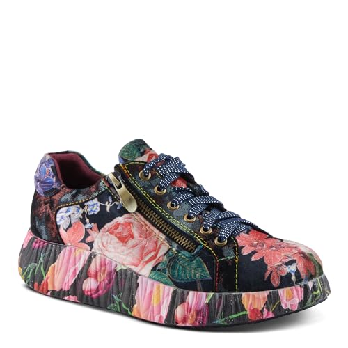Spring Step L'Artiste Dallyn Women's Playful Sneaker - Mix of Textures & Patterns, Cushioned Comfort, Versatile Style2