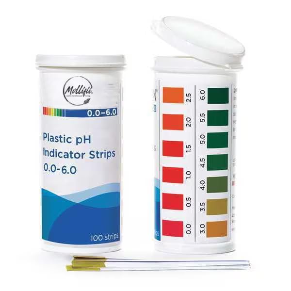 pH Strips, 0-6, PK100, Mfr: 9200-A