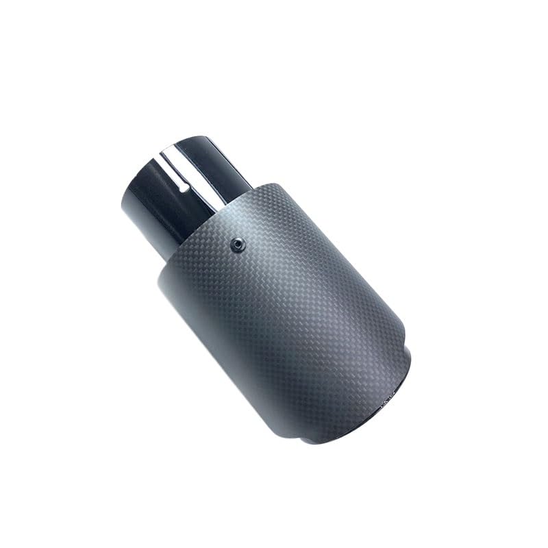 Accessoires d'échappement voiture pour remplacer une sortie usée par du carbone mat inoxydable