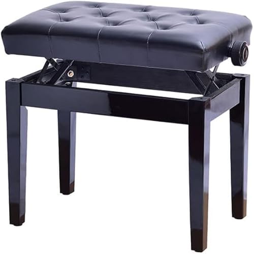 Banco Para Piano C/Regulagem Banqueta luxo sonata 212 preto