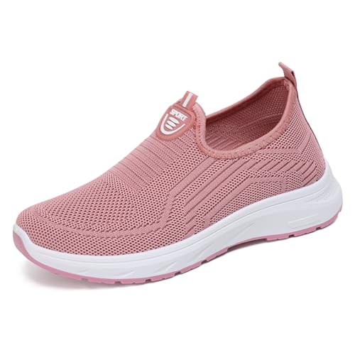 TBloevwlh Schuhe Damen Sneaker, Slipper & Mokassins Für Herren, Sportschuhe, Sportschuhe Damen, Sneaker Weiße Herren Arbeits- Berufsschuhe, Sport Fitness, Winter, Running Wasserdicht Men Shoes, Weiß,