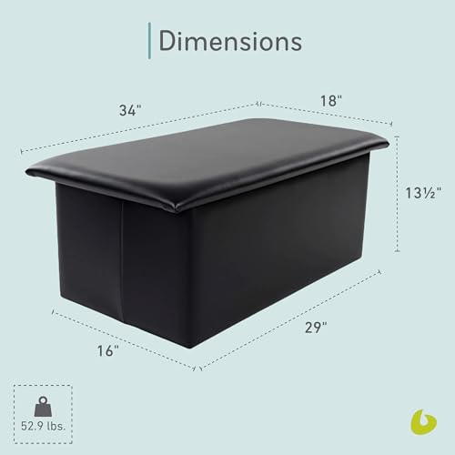 Balanced Body Large Sitting Box with Lip for Studio or Clinical Reformers, Pilates Reformer Box, Pilates Equipment for Home Workouts and Professional Pilates Studio Use