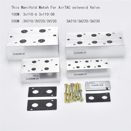 Embase pneumatique 3V100 pour organiser les circuits d'air encombrés