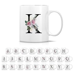 Alphabet Letter K Initial - White