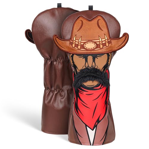 Craftsman Golf Golf Club Head Covers,Funny Driver Headcover Cowboy Design