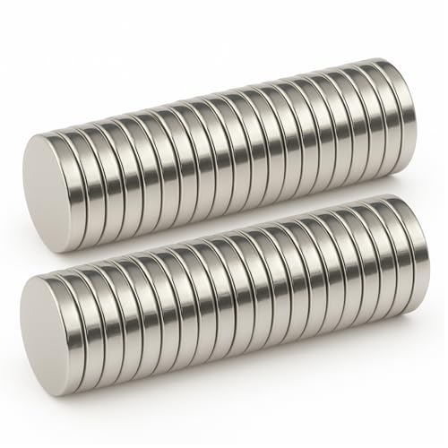 Image of Metal Collar Stay Magnets, Strong Magnets for Collar Stays Magnetic, Valued Pack in a Gift Box (Silver, 40Pcs)
