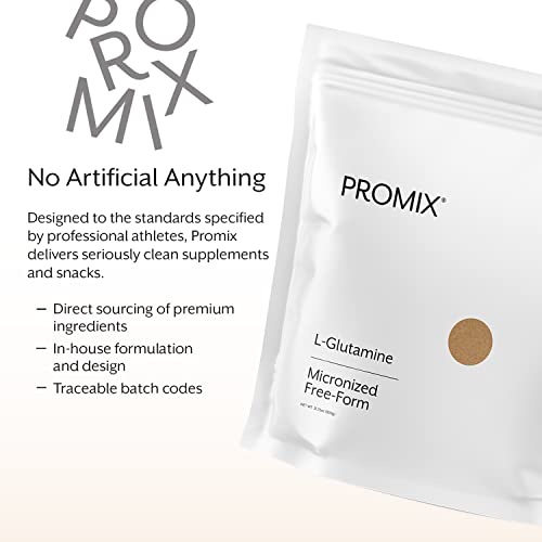 Promix Micronized L-Glutamine Powder, Unflavored, 2Lb - Bcaa Glutamine Amino Acid - Body-Building & Workout Supplement For Muscle Recovery, Gut Health, And Digestive Support - Vegan Friendly #TOP5