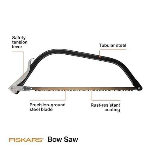 Fiskars 21" Bow Saw for Clearing Brush and Pruning Thick Branches - image 3
