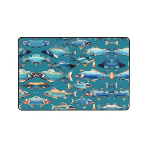 Tapis super doux poissons solution sol froid pour chambre bébé - 8