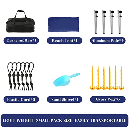 Image of Pop Up Canopy Tent, Outdoor Gazebo Shade Easy Up Vendor Tent Blue Sky