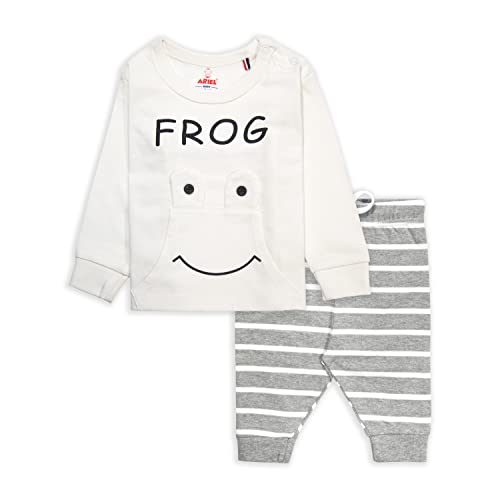 Image of ARIEL Cotton Fleece Clothing Sets for Boys & girls - Unisex Winter Clothing sets Full Sleeve T-shirt & Pant