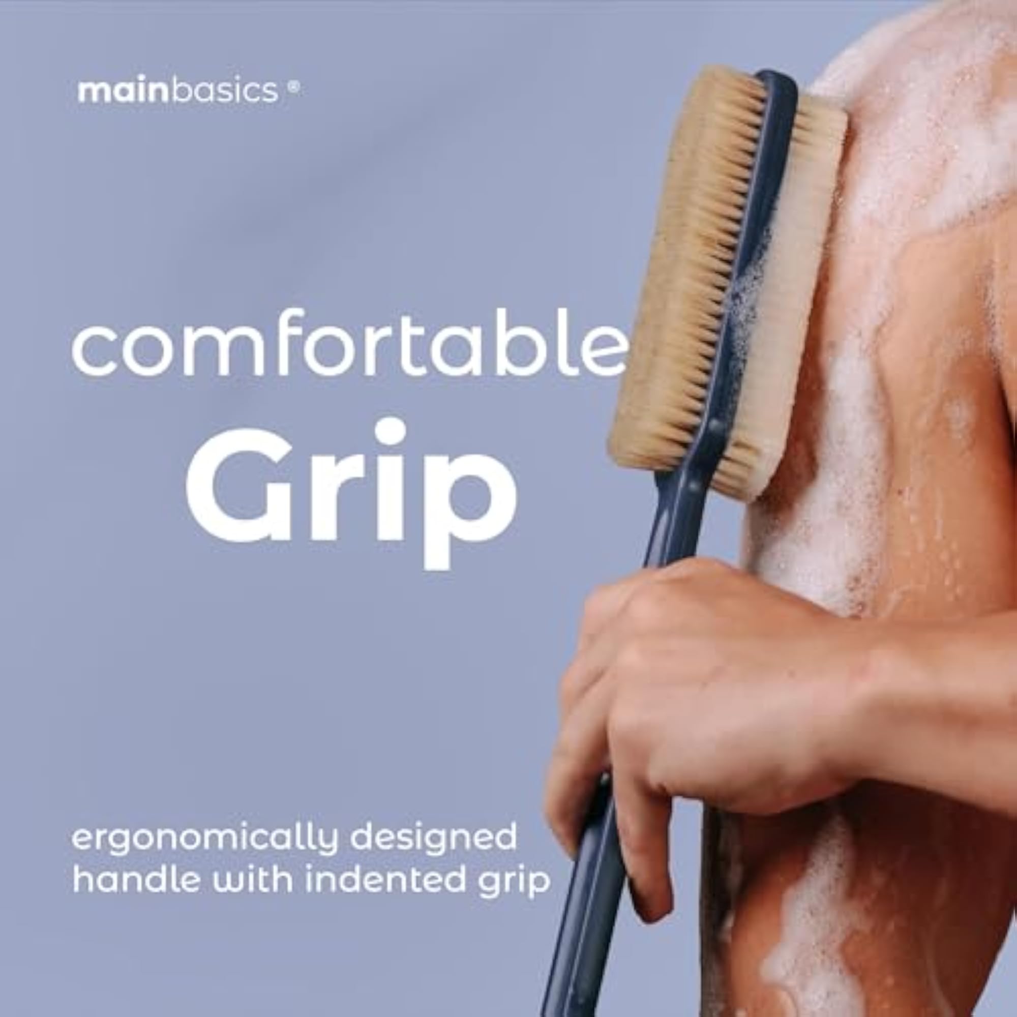 Shower Brush Back Scrubber Dual-Sided Body Brush