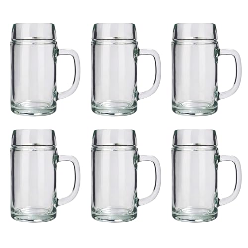 ich-zapfe.de Bicchieri birra, Boccali birra set di 6 - Styria, 1 litro