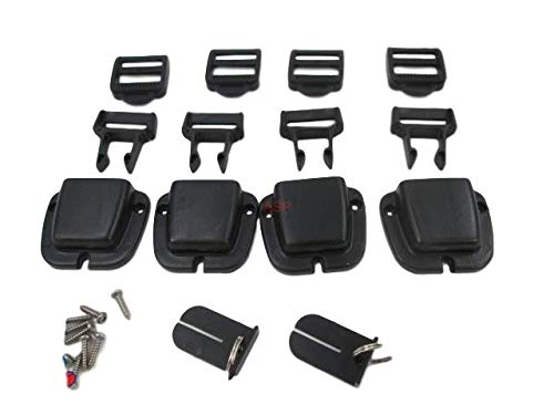 Kit Réparation Clips Protection Jacuzzi LINGJIONG - 4/8 Pièces Verrous à Clip, Clés, Curseurs Et Vis Pour Spa Hot Tub