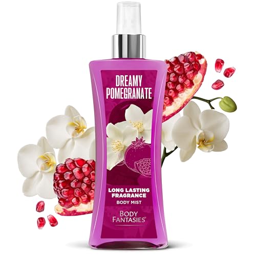 Image of Body Fantasies Signature Fragrance Body Spray, Dreamy Pomegranate, 8 fl oz