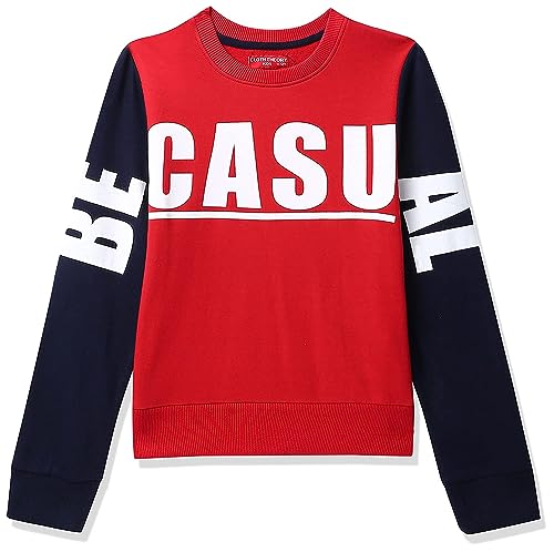 Image of Clotth Theory Boys Cotton Round Neck Full Sleeves Sweatshirt for Light Winters